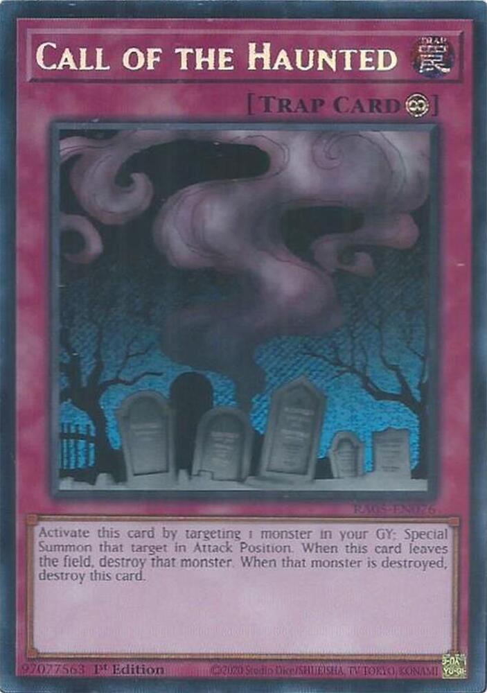 Call of the Haunted (Secret Rare) (RA05-EN076) (RA05)