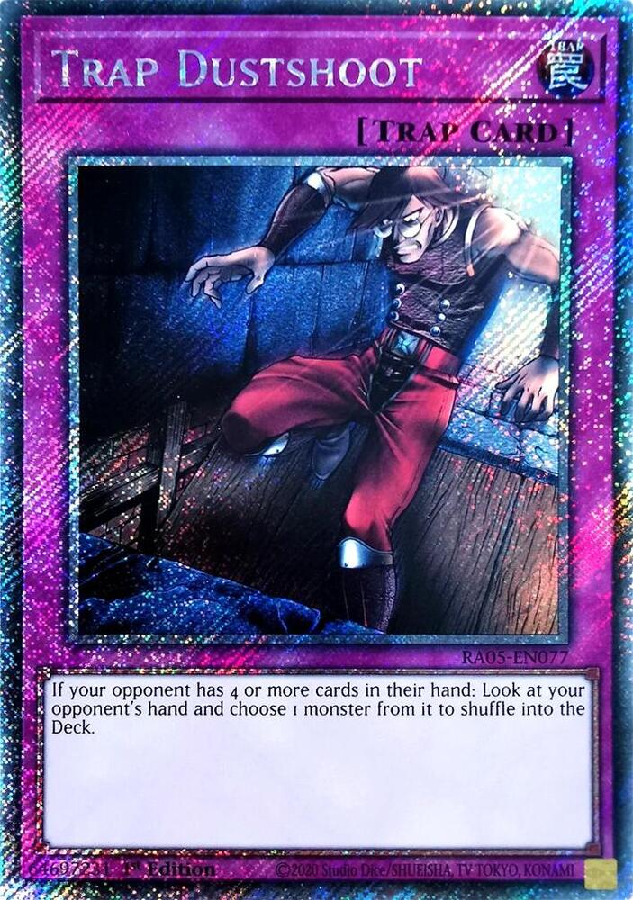 Trap Dustshoot (Platinum Secret Rare) (RA05-EN077) (RA05)