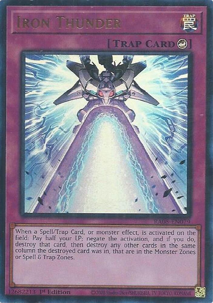 Iron Thunder (Ultra Rare) (RA05-EN079) (RA05)
