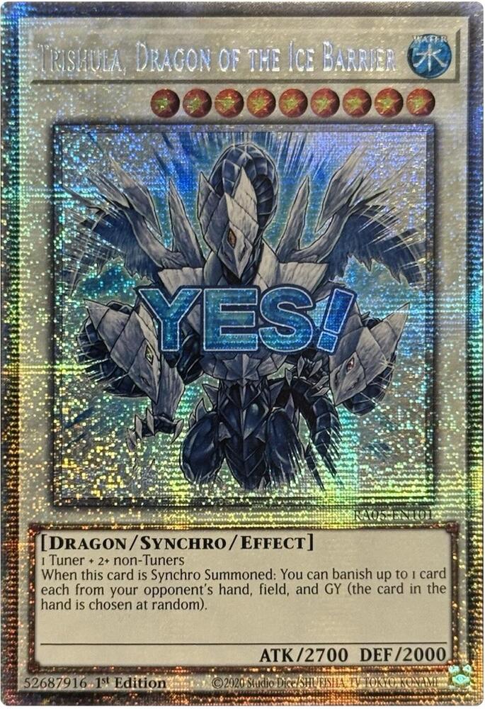 Trishula, Dragon of the Ice Barrier (Starlight Rare) (RA05-EN101) (RA05)