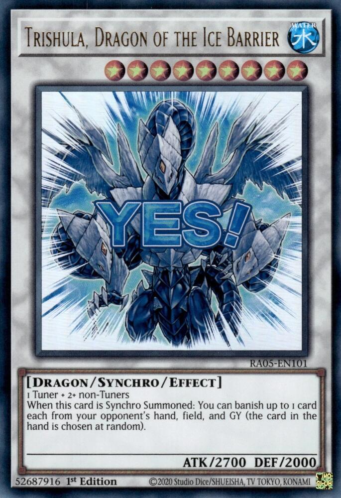 Trishula, Dragon of the Ice Barrier (RA05-EN101) (RA05)