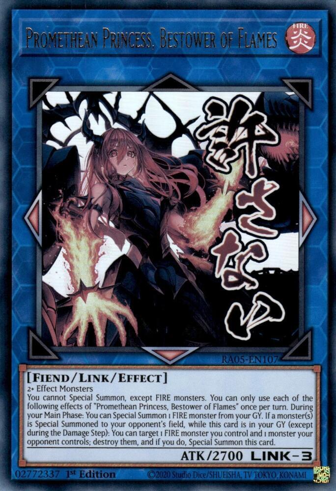 Promethean Princess, Bestower of Flames (RA05-EN107) (RA05)