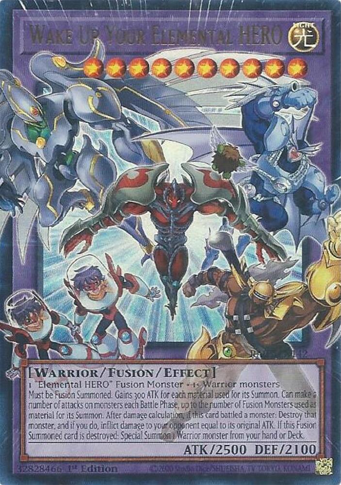Wake Up Your Elemental HERO (Extended Art) (RA05-EN142) (RA05)