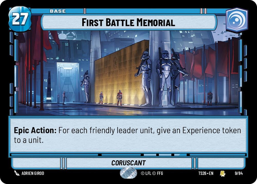 First Battle Memorial (9/84) (TS26)