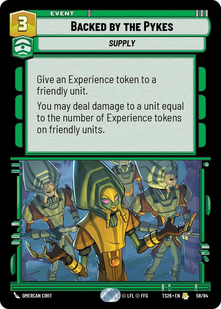 Backed by the Pykes (58/84) (TS26)