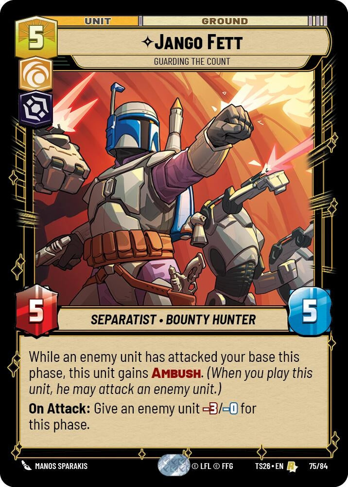 Jango Fett - Guarding the Count (75/84) (TS26)