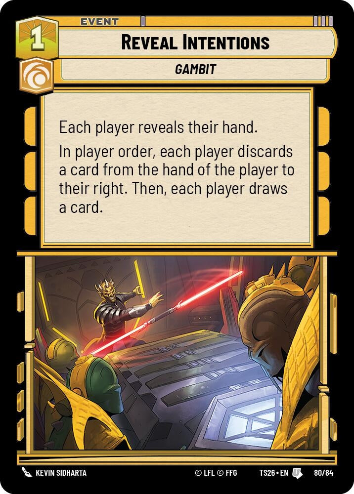 Reveal Intentions (80/84) (TS26)