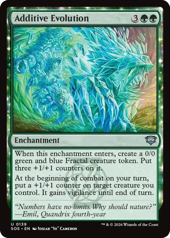 Image for Additive Evolution (139) (SOS) - Magic: The Gathering