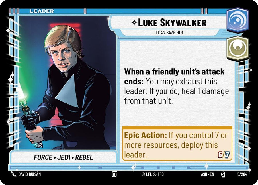 Luke Skywalker - I Can Save Him (5/264) (ASH)