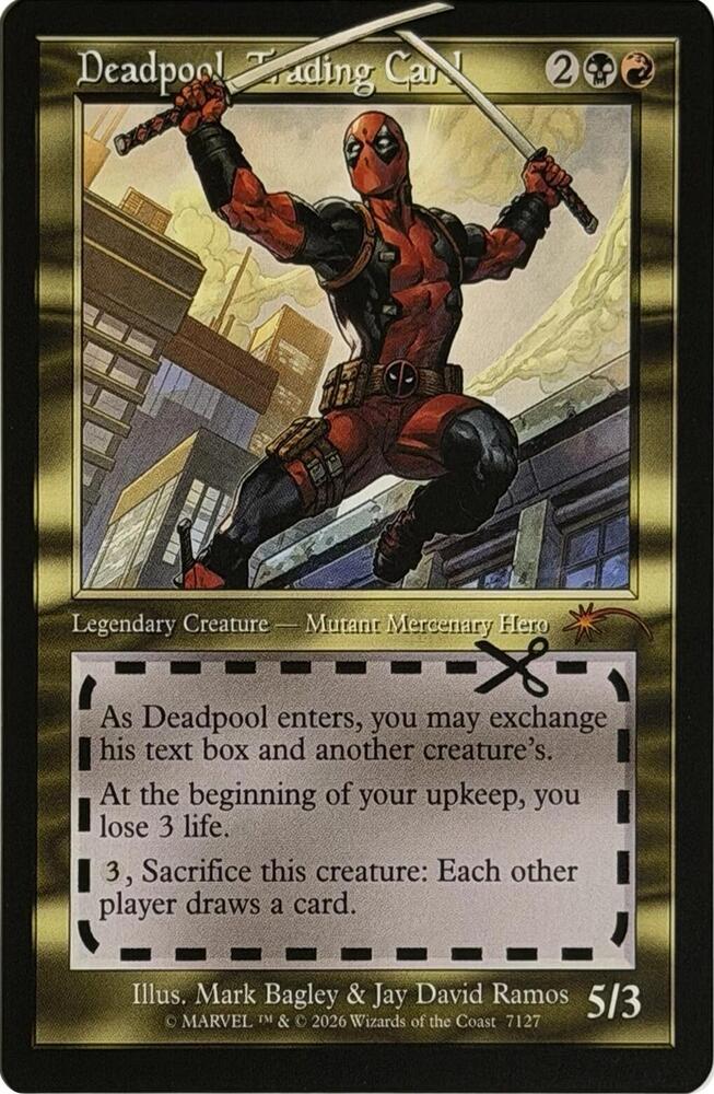 Deadpool, Trading Card (7127) (7127) (SLD)