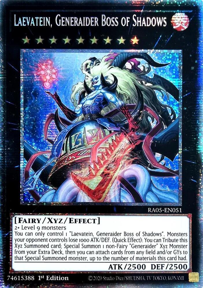 Laevatein, Generaider Boss of Shadows (Starlight Rare) (RA05-EN051) (RA05)