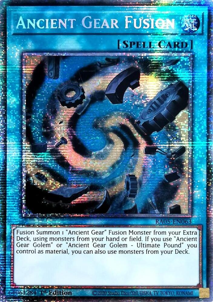 Ancient Gear Fusion (Starlight Rare) (RA05-EN063) (RA05)
