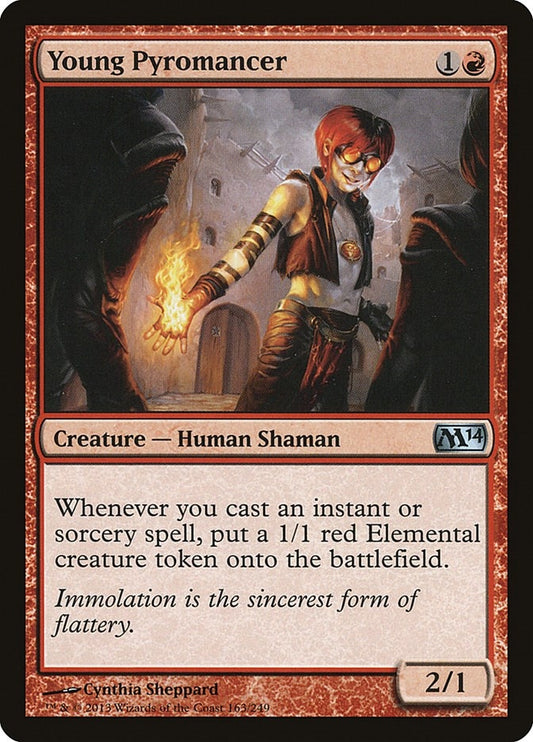 Image for Young Pyromancer (163) (M14) - Magic: The Gathering