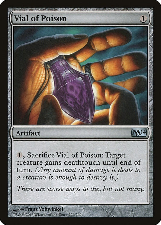 Image for Vial of Poison (226) (M14) - Magic: The Gathering