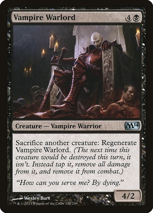 Image for Vampire Warlord (120) (M14) - Magic: The Gathering