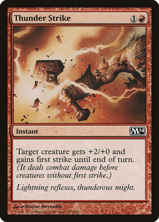 Image for Thunder Strike (159) (M14) - Magic: The Gathering