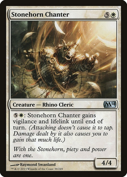 Image for Stonehorn Chanter (39) (M14) - Magic: The Gathering