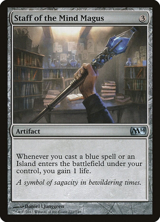 Image for Staff of the Mind Magus (221) (M14) - Magic: The Gathering