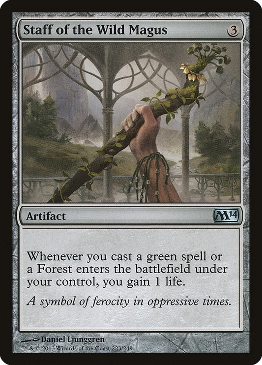 Image for Staff of the Wild Magus (223) (M14) - Magic: The Gathering