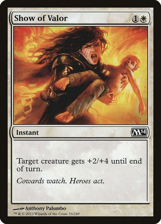 Image for Show of Valor (33) (M14) - Magic: The Gathering