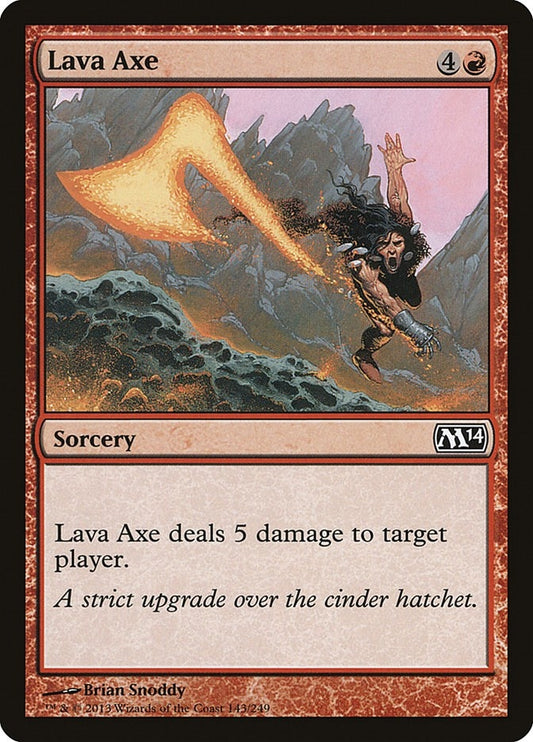 Image for Lava Axe (143) (M14) - Magic: The Gathering
