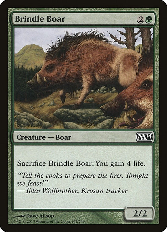 Image for Brindle Boar (167) (M14) - Magic: The Gathering
