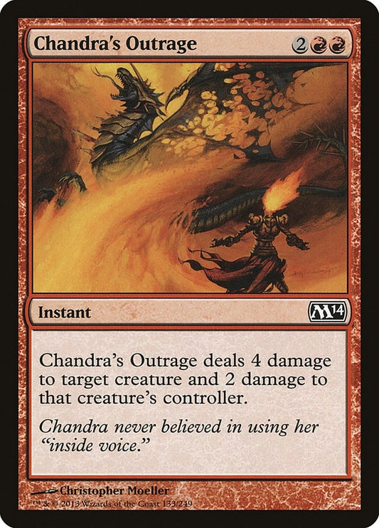 Image for Chandra's Outrage (133) (M14) - Magic: The Gathering