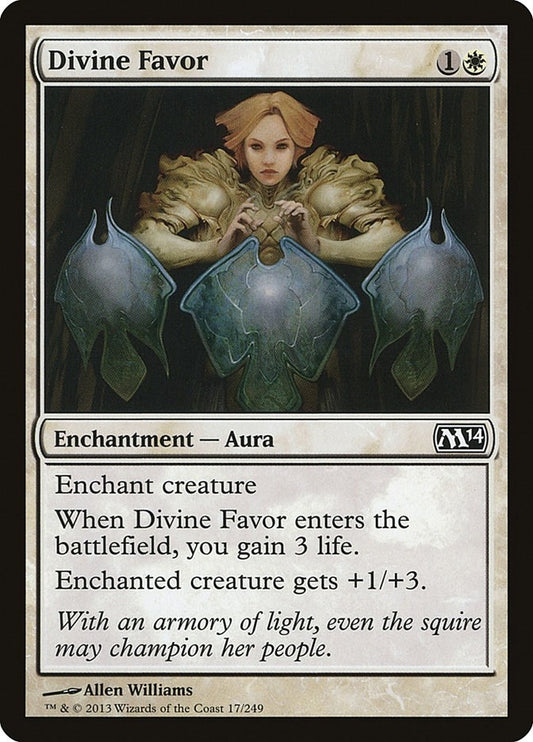 Image for Divine Favor (17) (M14) - Magic: The Gathering