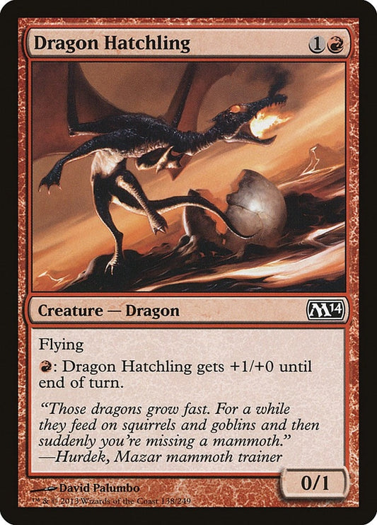 Image for Dragon Hatchling (138) (M14) - Magic: The Gathering