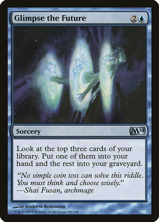 Image for Glimpse the Future (58) (M14) - Magic: The Gathering