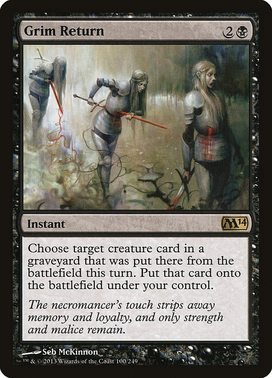 Image for Grim Return (100) (M14) - Magic: The Gathering
