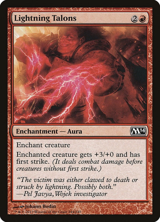 Image for Lightning Talons (144) (M14) - Magic: The Gathering