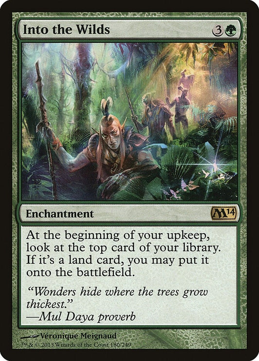Image for Into the Wilds (180) (M14) - Magic: The Gathering