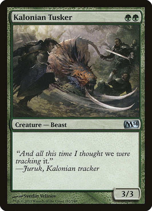 Image for Kalonian Tusker (182) (M14) - Magic: The Gathering