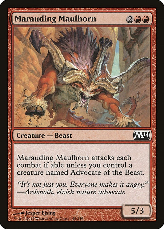 Image for Marauding Maulhorn (145) (M14) - Magic: The Gathering