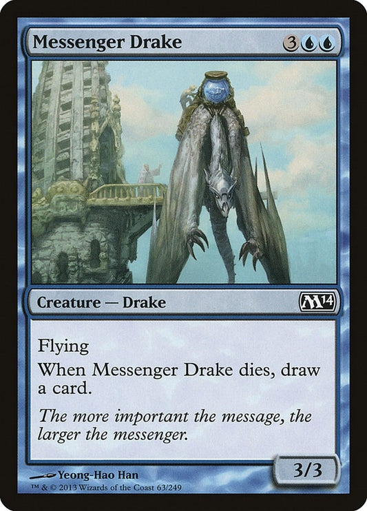 Image for Messenger Drake (63) (M14) - Magic: The Gathering