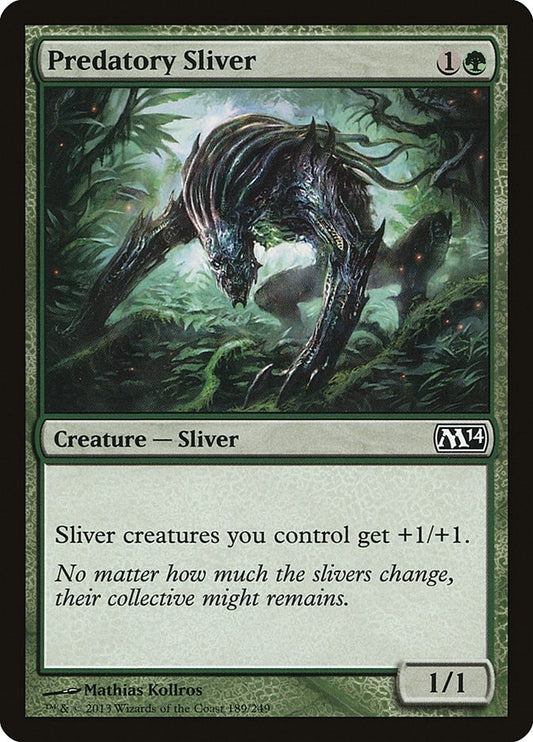 Image for Predatory Sliver (189) (M14) - Magic: The Gathering