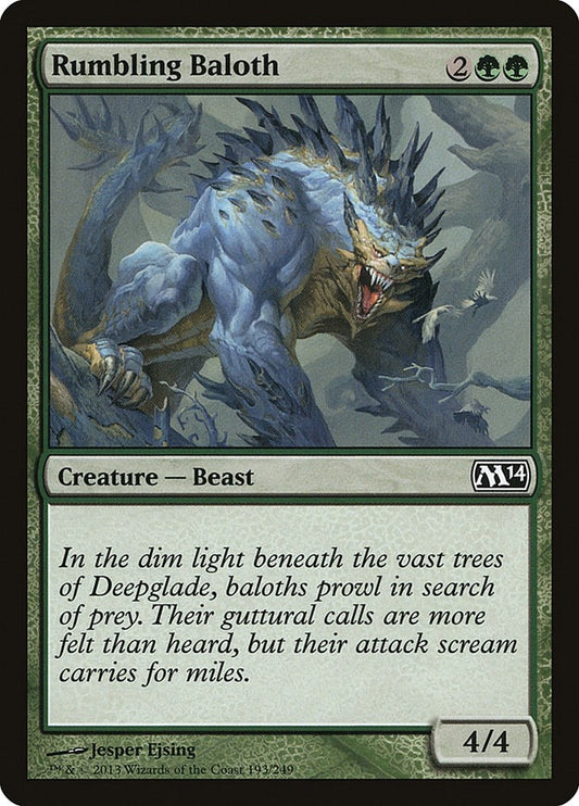 Image for Rumbling Baloth (193) (M14) - Magic: The Gathering