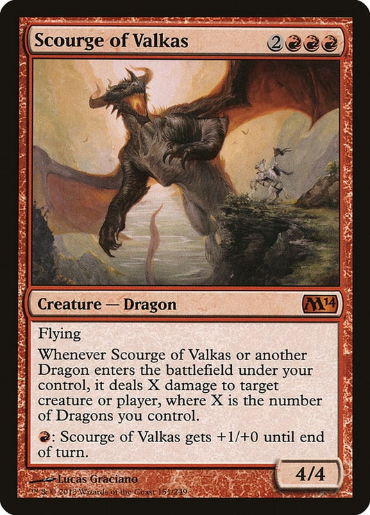 Image for Scourge of Valkas (151) (M14) - Magic: The Gathering