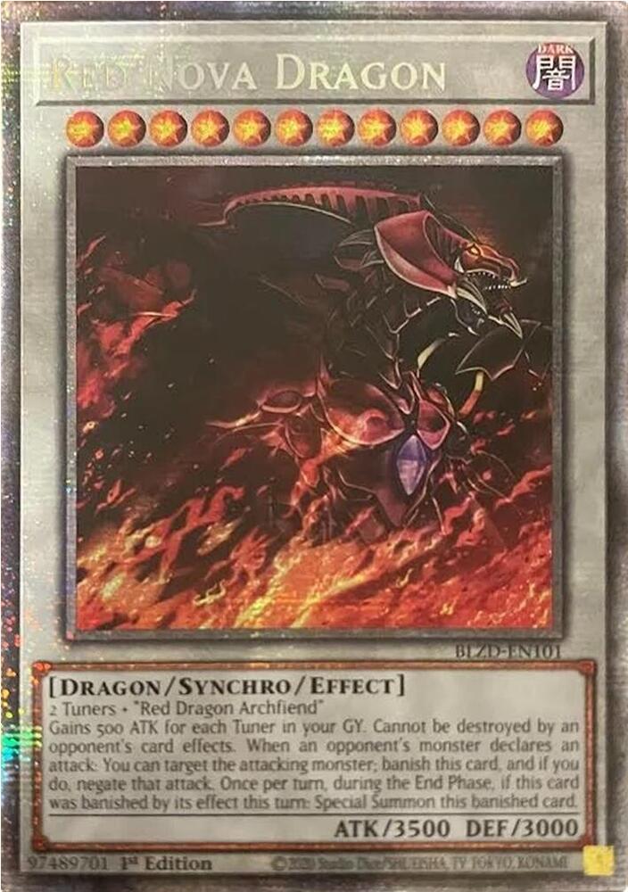 Red Nova Dragon (Starlight Rare) (BLZD-EN101) (BLZD)