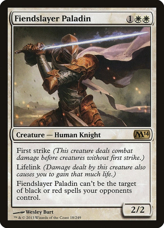 Image for Fiendslayer Paladin (18) (M14) - Magic: The Gathering
