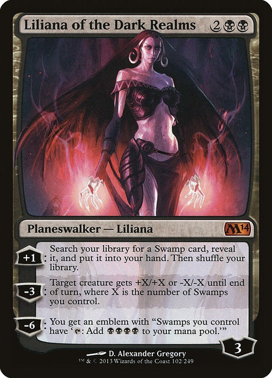 Image for Liliana of the Dark Realms (102) (M14) - Magic: The Gathering