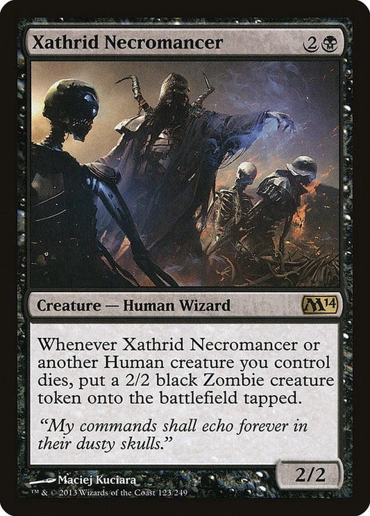 Image for Xathrid Necromancer (123) (M14) - Magic: The Gathering