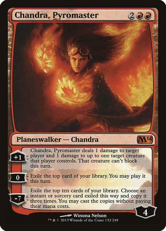Image for Chandra, Pyromaster (132) (M14) - Magic: The Gathering