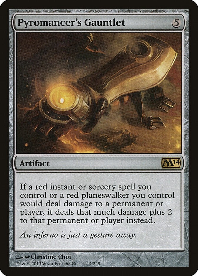 Pyromancer's Gauntlet (214) (M14)