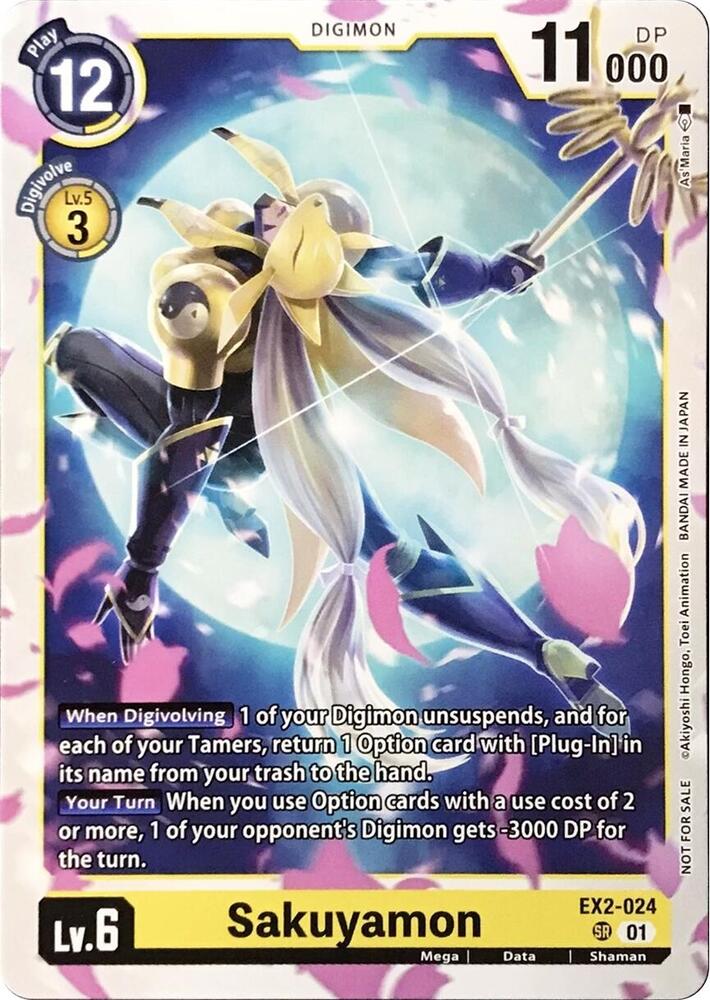 Sakuyamon (Demo Deck Exclusive) (EX2-024 SR) (DEMO)