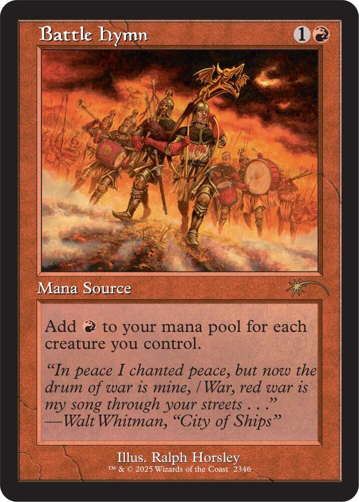 Battle Hymn (2346) (SLD)