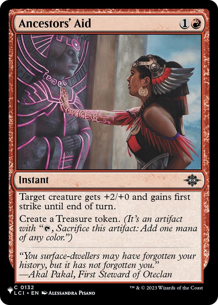 Image for Ancestors' Aid (132) (LIST) - Magic: The Gathering