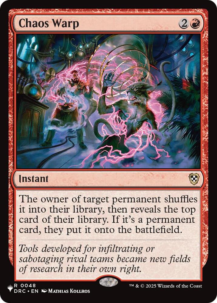 Chaos Warp (DRC) (48) (LIST)