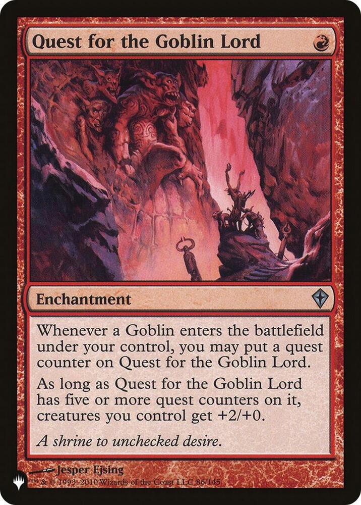 Quest for the Goblin Lord (86) (LIST)